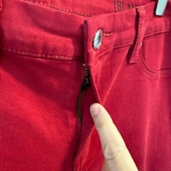 BLANKNYC | Women's Red Zipper Closure Stretch Jeans Size 30 - Picture 5 of 9